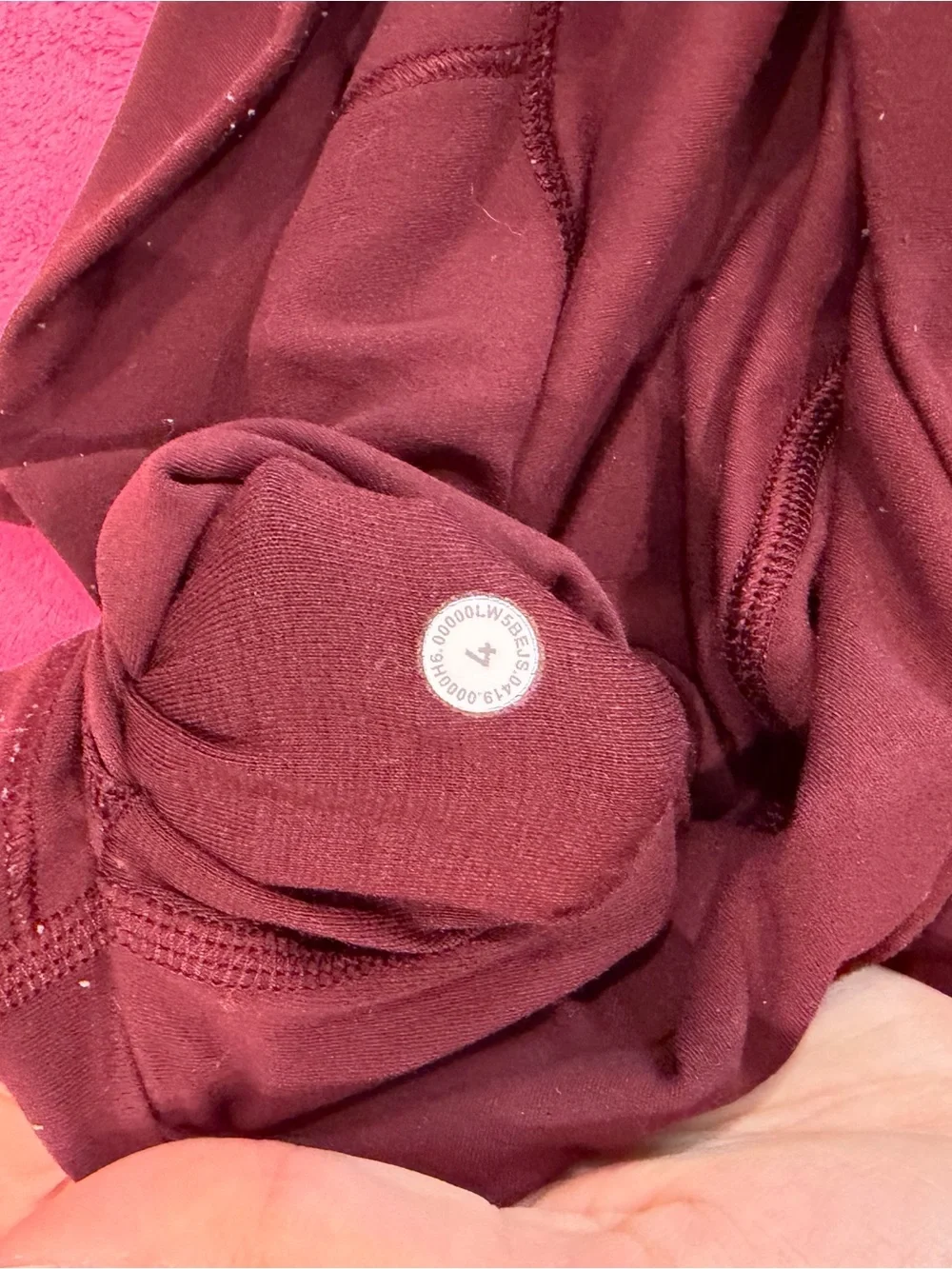Lululemon Burgundy “Align” High-Rise Leggings